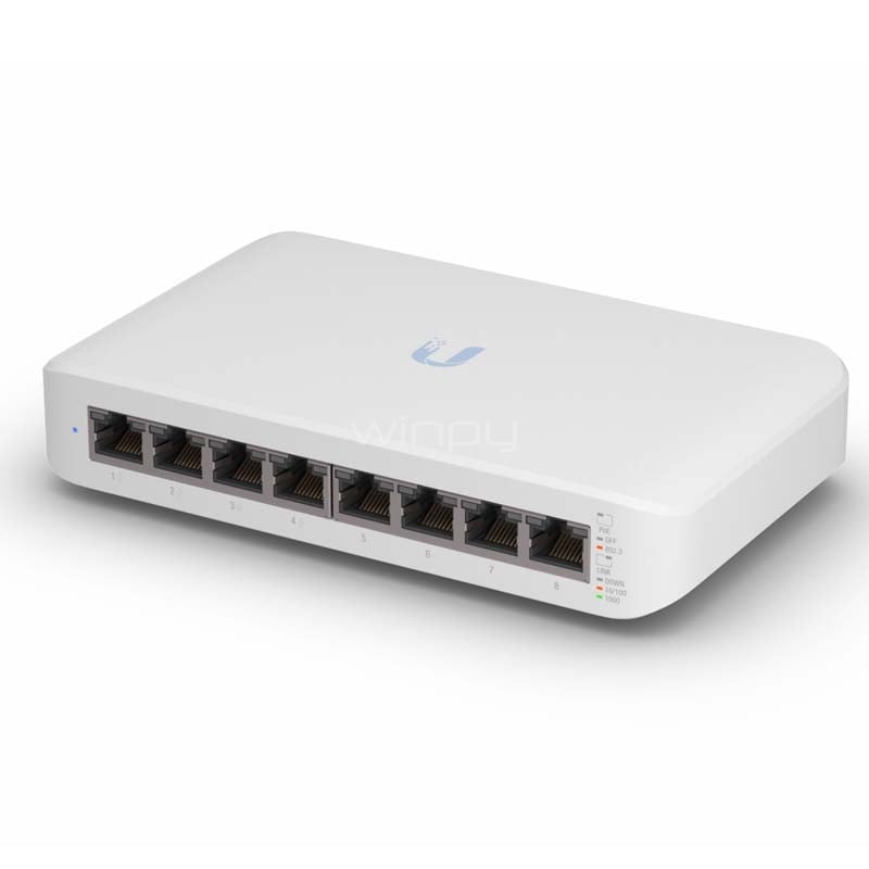 Switch UniFi USW-Lite-8-POE – 8 Puertos GbE, 52W PoE+