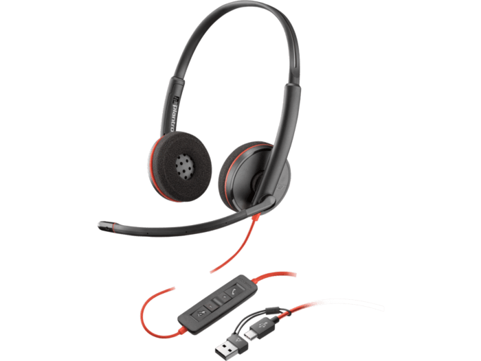 Audifono Poly 3220 Stero Usb 8X228A6