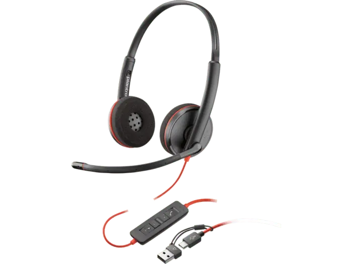 Audifono Poly 3220 Stero Usb 8X228A6