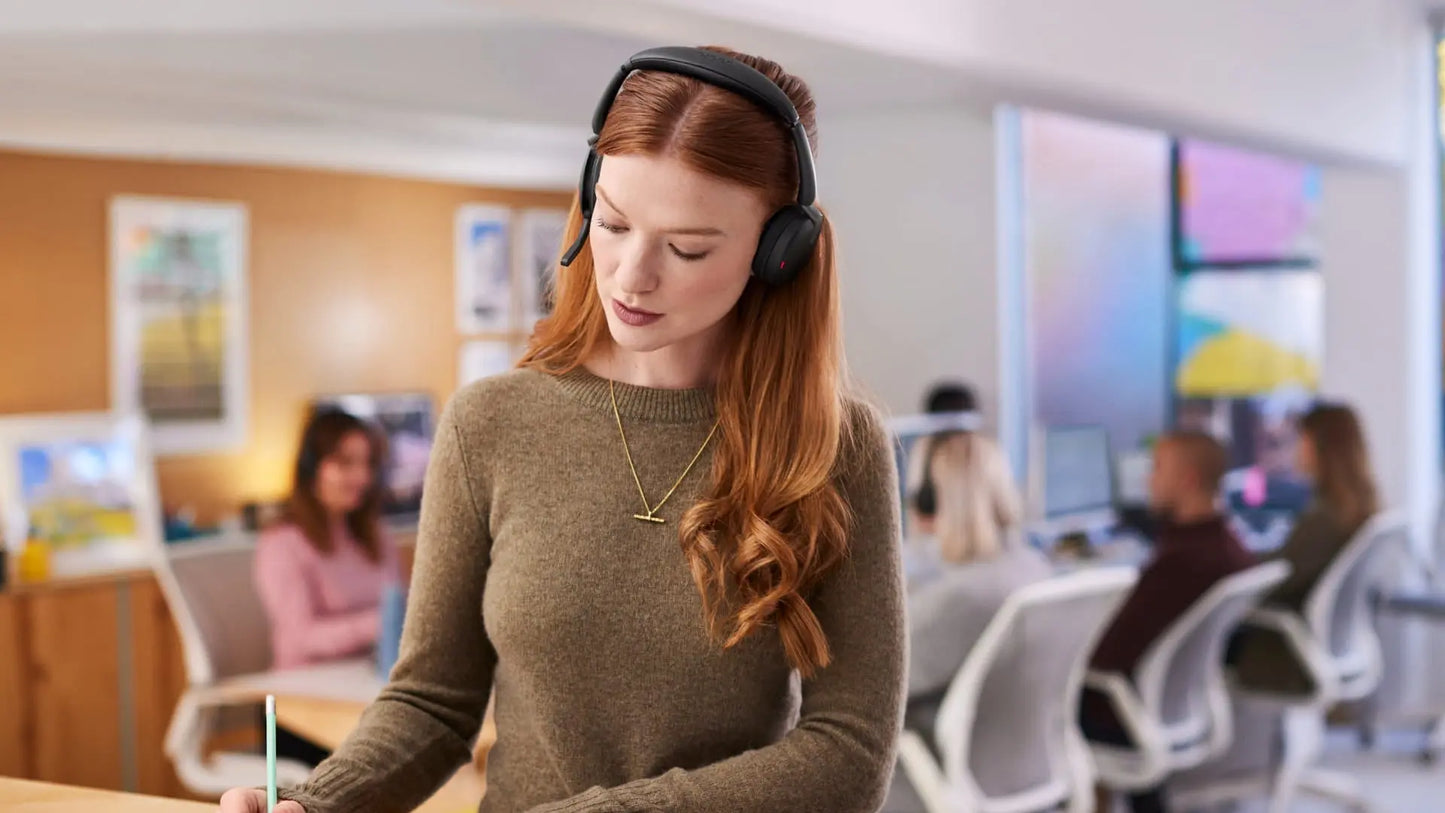 Audífonos Jabra Evolve2 65 Flex Link 380c MS Bluetooth, Cancelación de Ruido y Certificación Teams JABRA