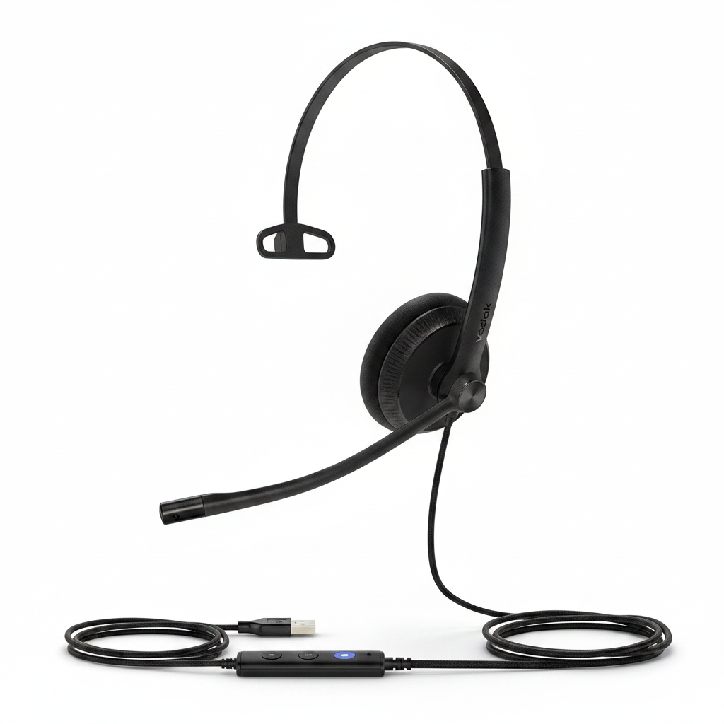 Yealink uh34 mono teams usb -Videoconferencia-camara-audifono-oficina