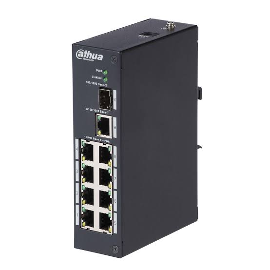 Dahua PFS3110-8P-96 Switch PoE Industrial Layer 2 8 Puertos 96W