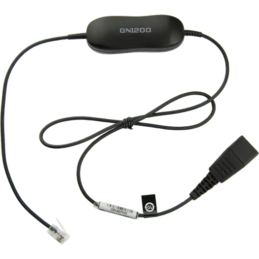 Cable espiral Jabra GN1200 QD para cintillos telefónicos