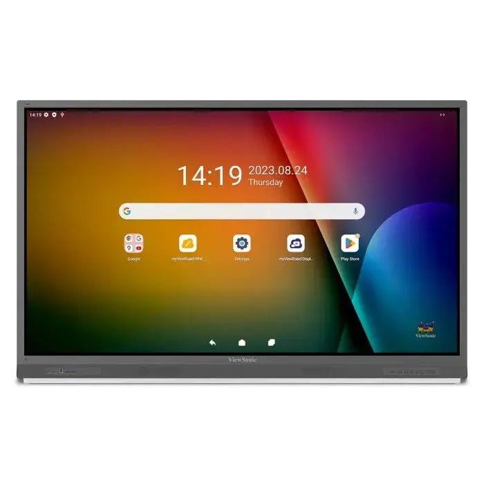 Pantalla Interactiva ViewSonic View Board 86" UHD IFP8652-2ED -Videoconferencia-camara-audifono-oficina