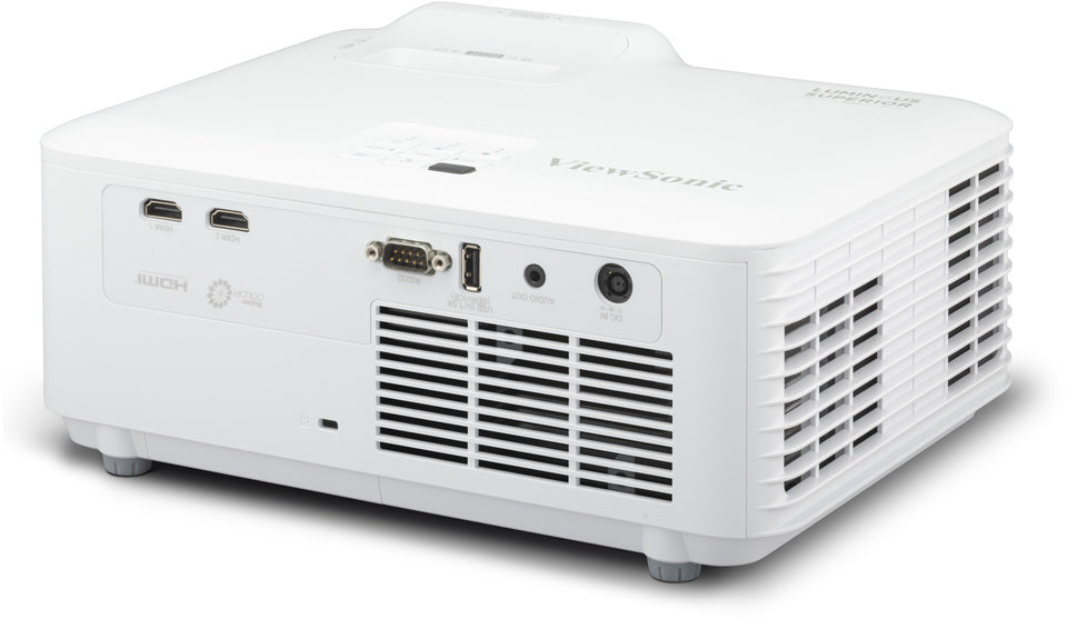 ViewSonic LSD400W proyector láser vista posterior conexiones HDMI RS232