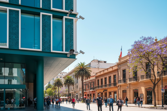Sistema de videovigilancia con cámaras de seguridad para edificios corporativos en Chile