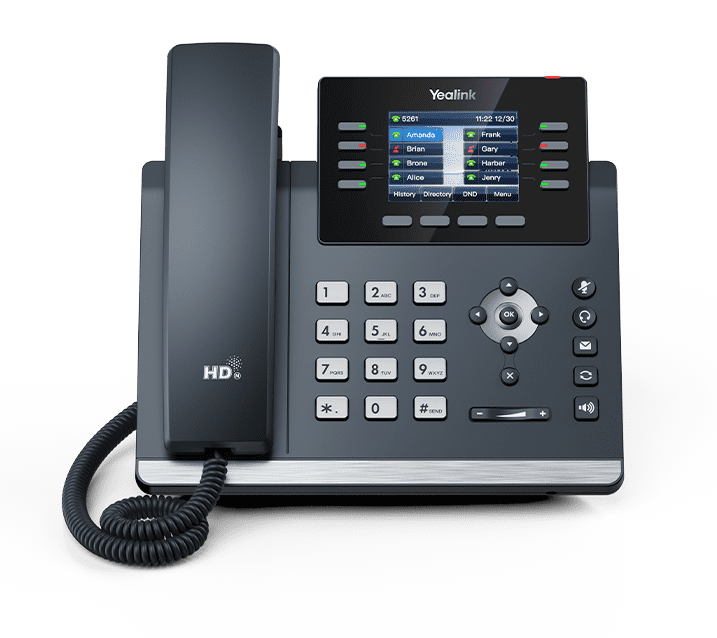 Teléfono IP Yealink SIP-T44U – 12 Líneas SIP, Pantalla 2.8", USB, PoE
