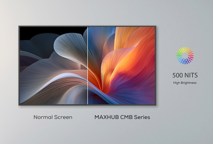 Pantalla Comercial MAXHUB CMB Series – 4K 24/7, 43" a 98", Integración Microsoft Teams Rooms