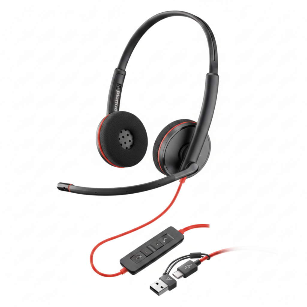 Audifono Poly 3220 Stereo Usb 8X228A6