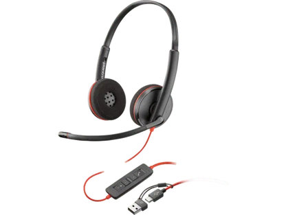 Audifono Poly 3220 Stereo Usb 8X228A6