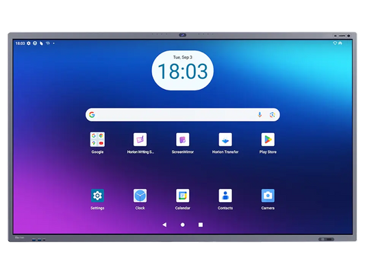 Pantalla Interactiva HORION M6APro 65" EDLA 4K para Educación y Videoconferencia