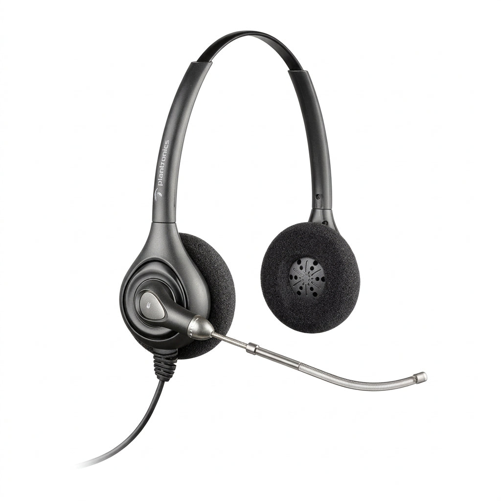 Poly HW-261 | Audífonos Biaural QD | Call Center Profesional
