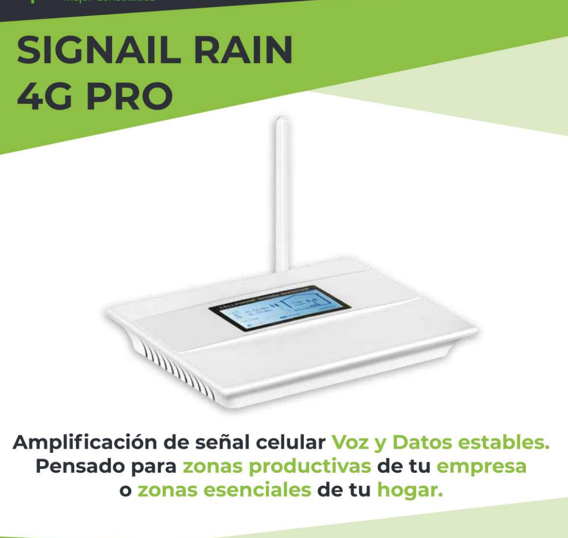 Signal Rain 4G Pro Kit Repetidor Celular