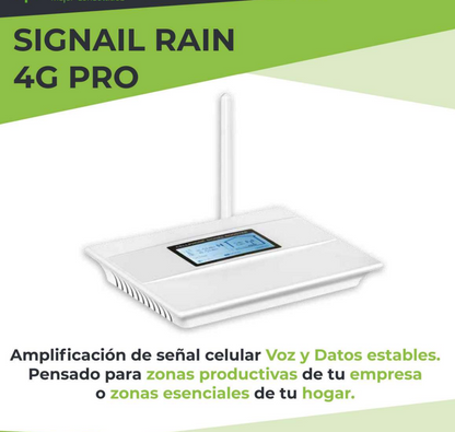 Signal Rain 4G Pro Kit Repetidor Celular
