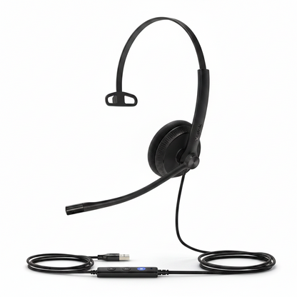 Audífono Yealink UH34 Mono USB con micrófono y cancelación de ruido