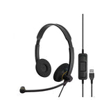 Audífonos EPOS IMPACT SC 60 USB ML con micrófono para oficina y call center