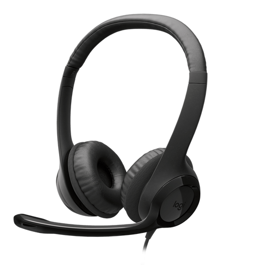 Audífonos Logitech H390 USB con micrófono y cancelación de ruido