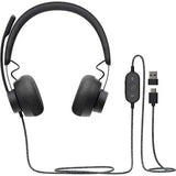 Audífonos Logitech Zone Wired USB-C y USB-A con micrófono