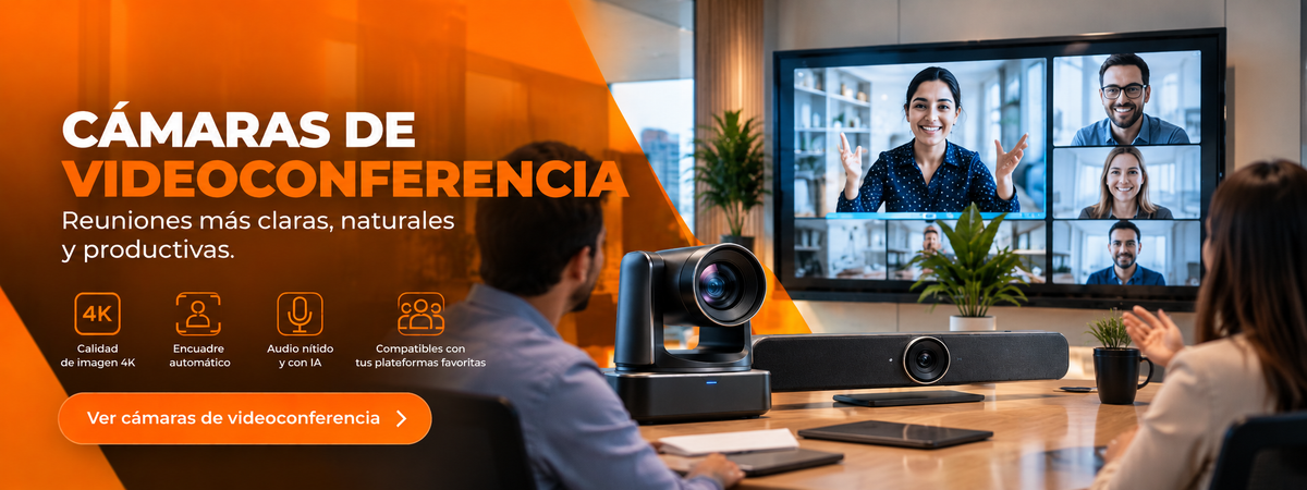 Cámaras de videoconferencia para reuniones claras y productivas