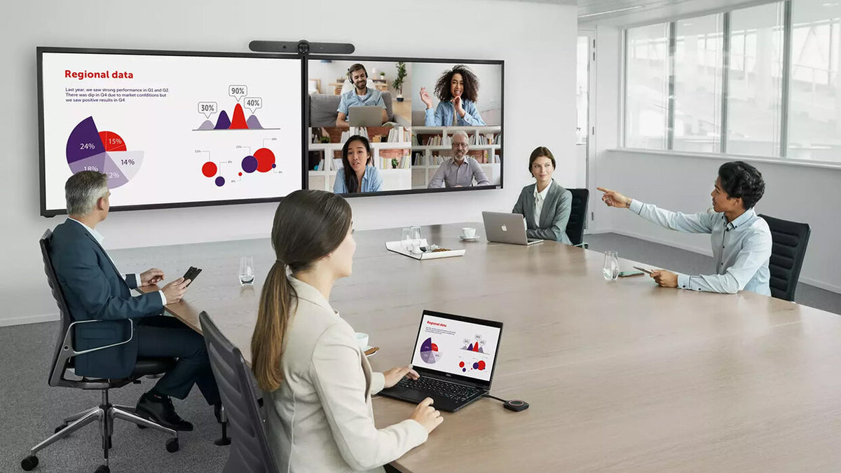 Barco ClickShare CX-50 Gen 2 para presentación inalámbrica en sala de reuniones