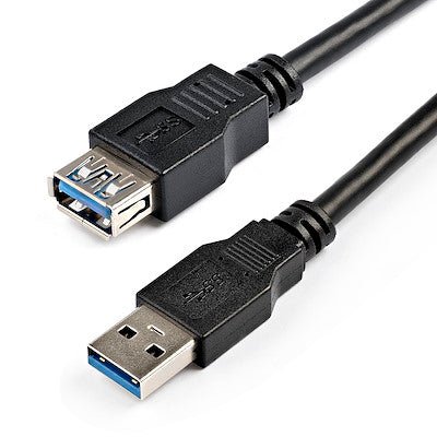 Cable Extensor USB 3.0 de 2m USB A Macho a Hembra USB3SEXT2MBK - Smarthold