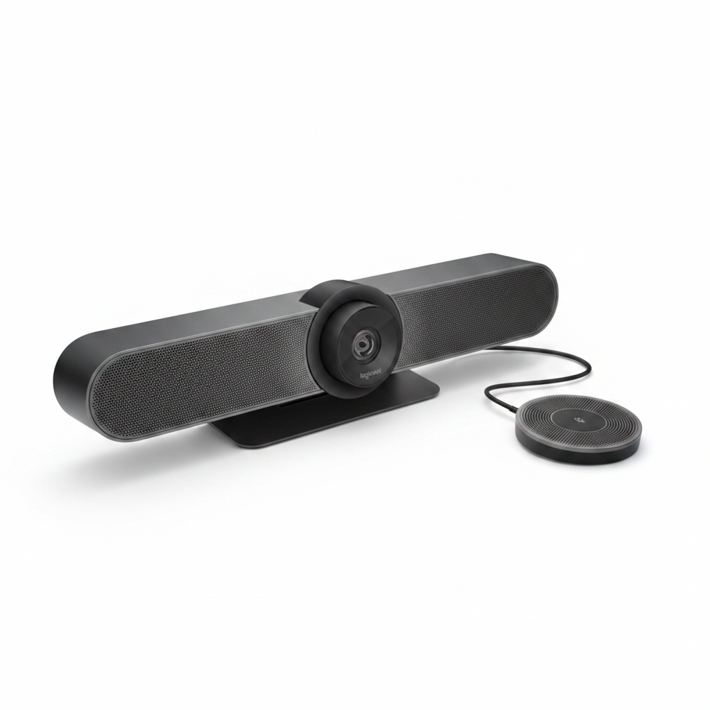 Cámara Videoconferencia Logitech MeetUp 4K + Micrófono de Expansión Combo