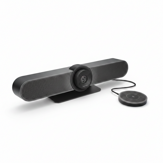 Cámara Videoconferencia Logitech MeetUp 4K + Micrófono de Expansión Combo
