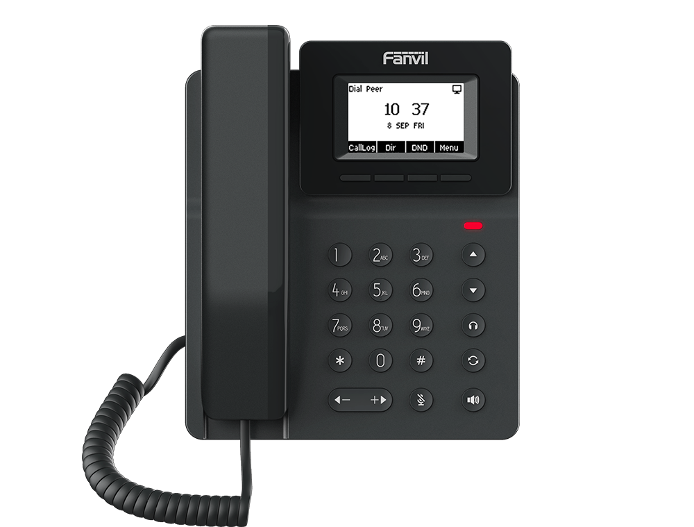 FANVIL V50G teléfono IP SIP con pantalla de 2,3 pulgadas, Gigabit y PoE
