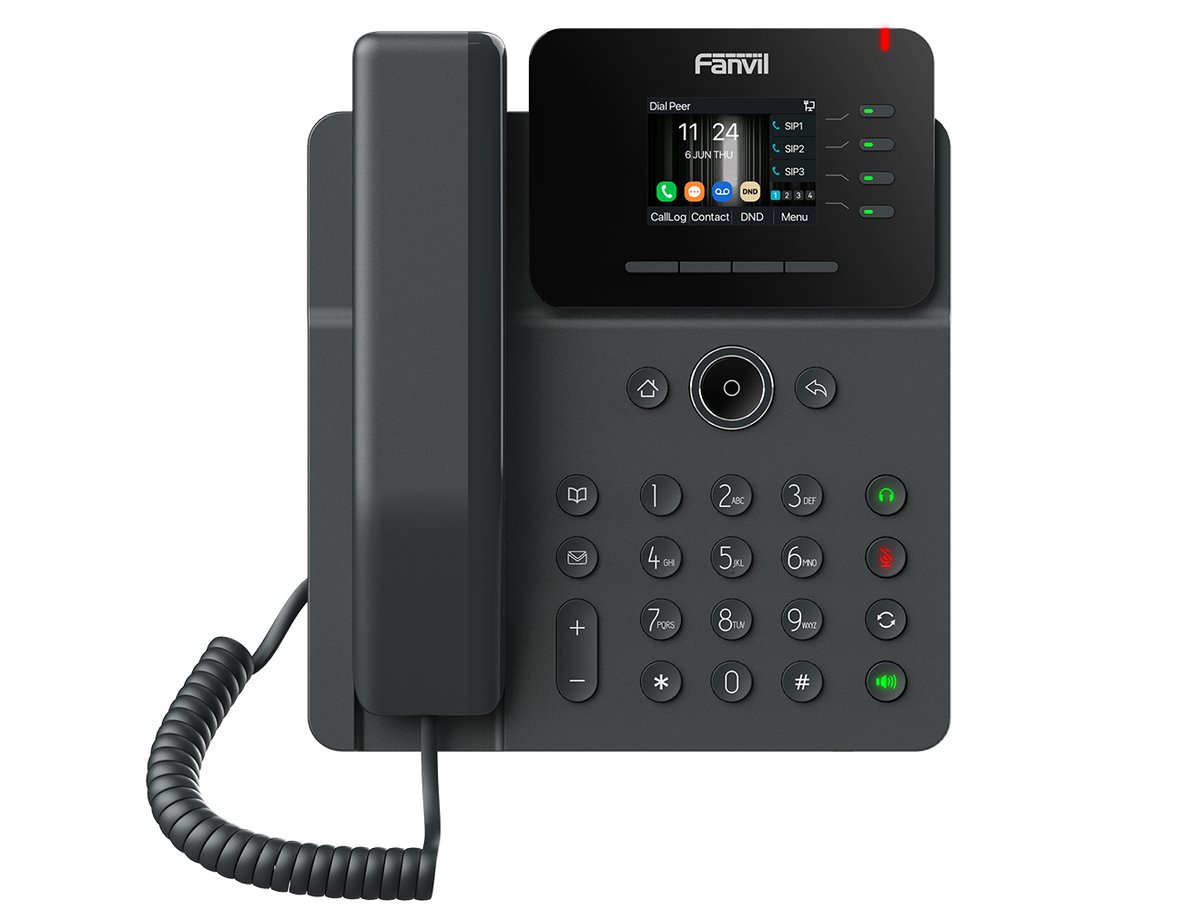 FANVIL V61G teléfono IP SIP pantalla color 2,4 pulgadas, 4 líneas y PoE