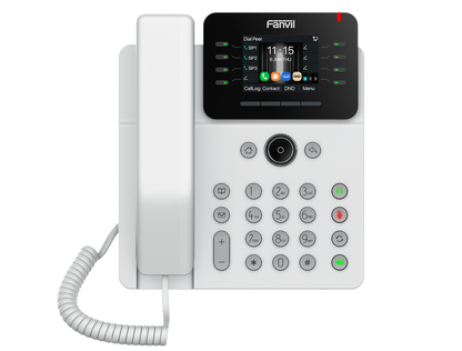FANVIL V62G teléfono IP SIP pantalla color 2,8 pulgadas, 12 líneas y PoE