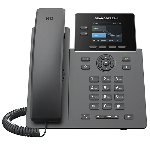 Teléfono IP Grandstream GRP2610P PoE con dos líneas SIP