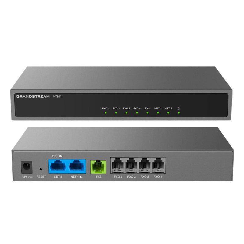 Gateway VoIP Grandstream HT841 con 4 puertos FXO y 1 puerto FXS