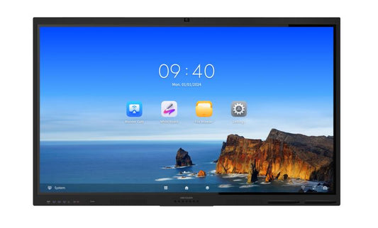 Pantalla interactiva Hikvision DS-D5B75RB/FL de 75 pulgadas 4K con 40 puntos táctiles