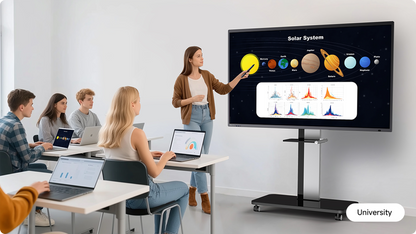 Pantalla interactiva HORION 65K7A 4K para educación y empresas