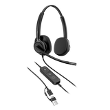 HP Poly Mission 425 headset estéreo USB con cancelación de ruido por IA