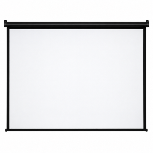 Telón de proyección mural KlipX KPS-304 de 120 pulgadas, formato 4:3, superficie matte white