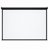 Telón de proyección mural KlipX KPS-302 de 86 pulgadas, formato 4:3, superficie matte white