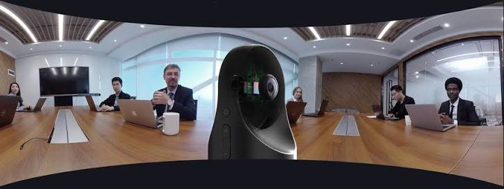 Kandao Meeting Pro | Cámara Videoconferencia 360° 4K | 8 Micrófonos Beamforming