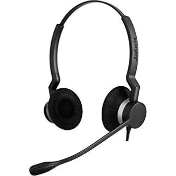 Audífonos Jabra BIZ 2300 biaurales con cancelación de ruido y conexión QD