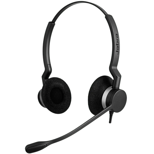 Audífonos Jabra BIZ 2300 Duo USB con micrófono para call center