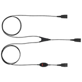 Cable Y Jabra 8800-02-01 para supervisión de llamadas con cintillos QD