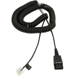 JABRA CORD - QD TO MODULAR RJ EXTENSION COILED CORD FOR SIEMENS OPEN STAGE SERIES - Smarthold