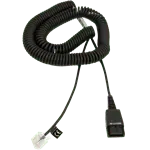 JABRA CORD - QD TO MODULAR RJ EXTENSION COILED CORD FOR SIEMENS OPEN STAGE SERIES - Smarthold
