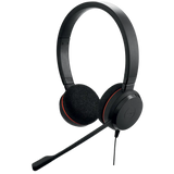 Audífonos Jabra Evolve 20 Duo USB-A estéreo con micrófono para oficina