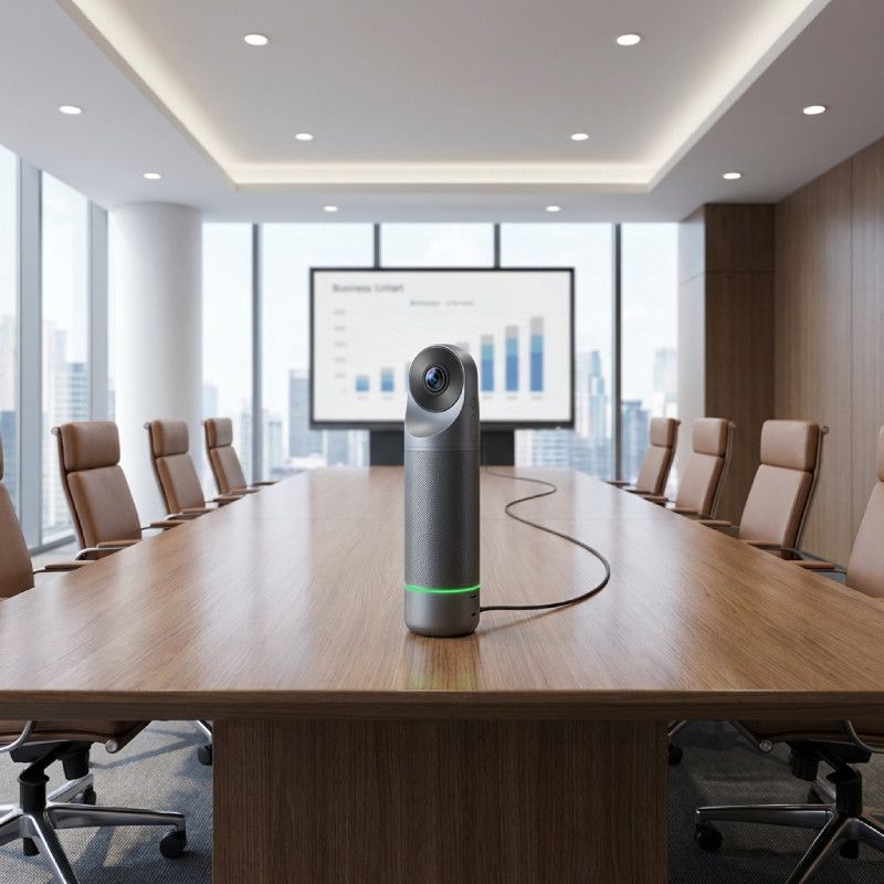 Kandao Meeting Pro | Cámara Videoconferencia 360° 4K | 8 Micrófonos Beamforming