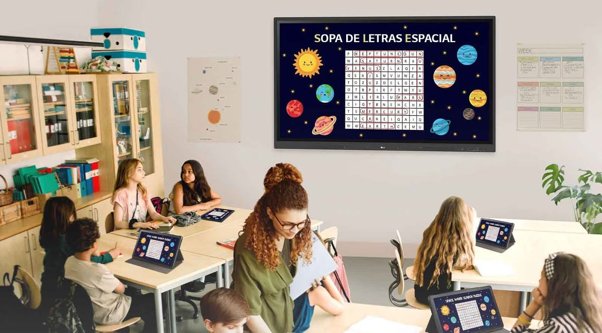 LG CreateBoard de 55 pulgadas para aulas y espacios de colaboración