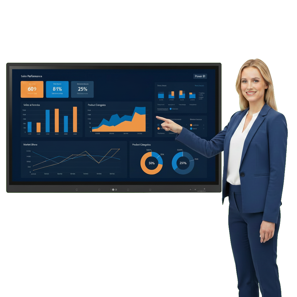 Pantalla interactiva LG CreateBoard de 55 pulgadas para educación y empresas