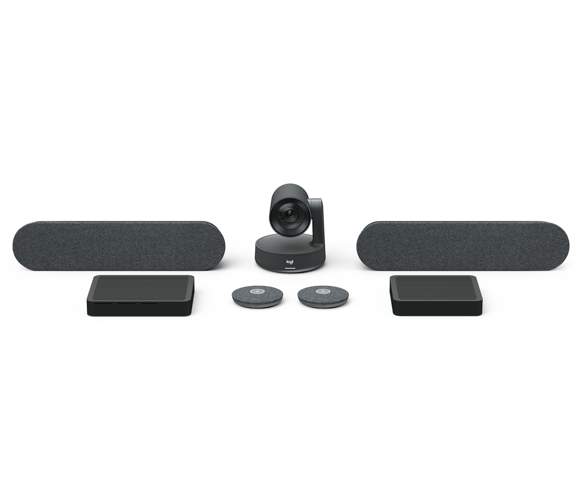 Logitech Rally Plus cámara de videoconferencia 4K con dos altavoces y dos micrófonos