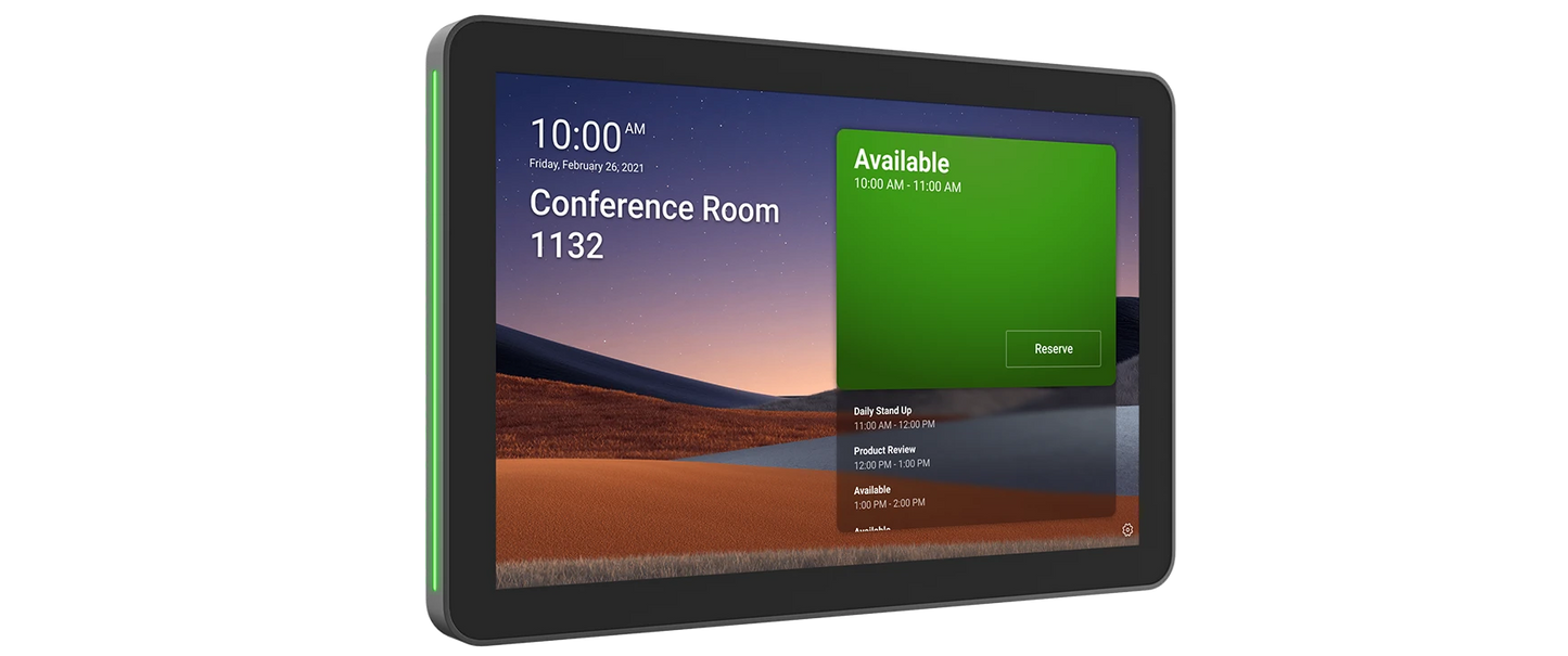 Logitech Tap Scheduler – Panel de Reserva de Salas