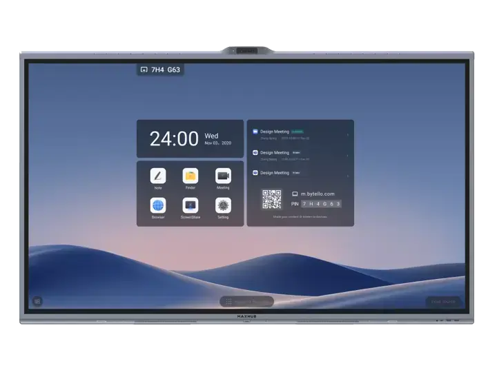 Pantalla interactiva MAXHUB XBoard V7 para colaboración en salas de reuniones